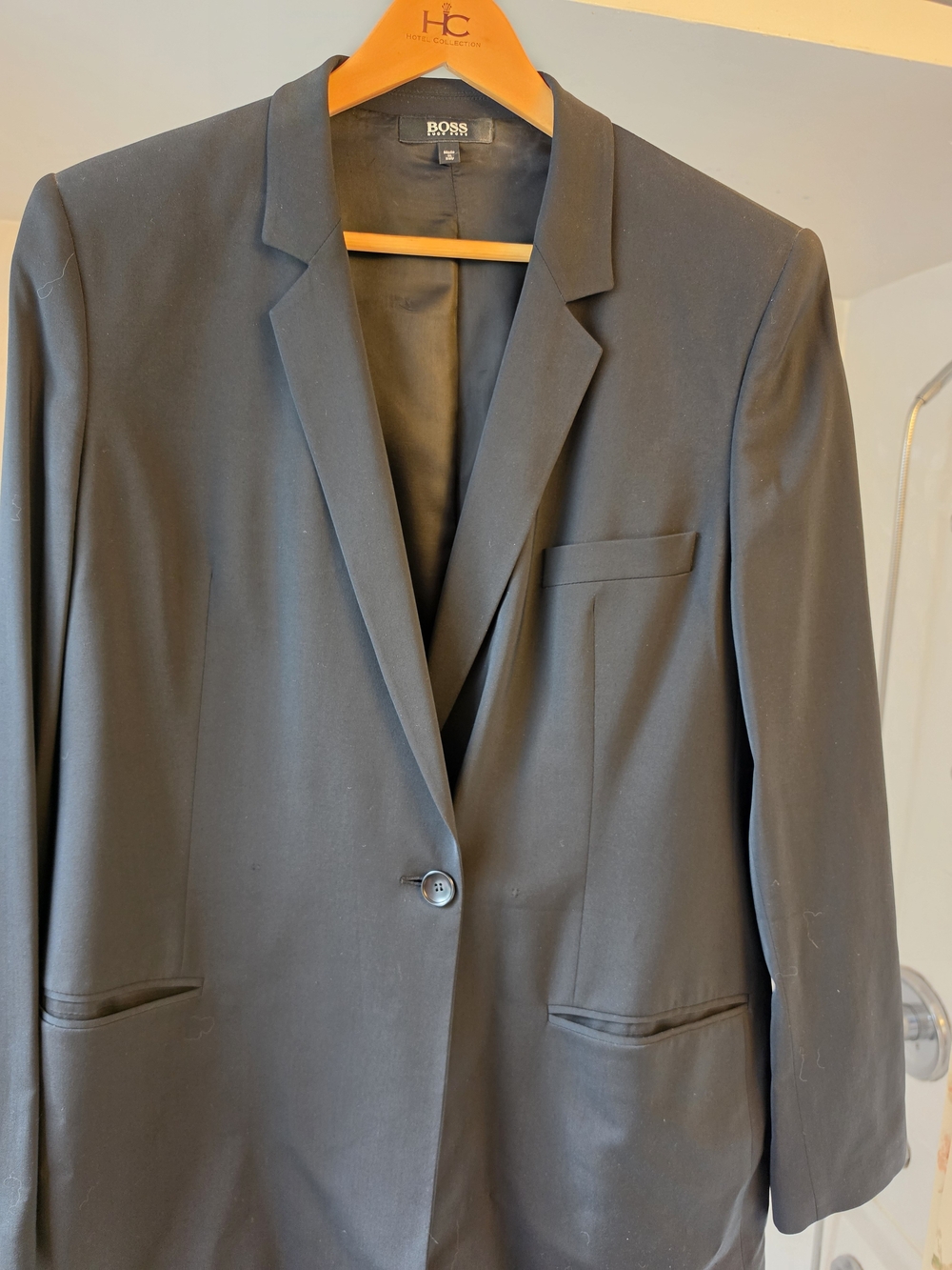 Hugo Boss Black Single-Button Notch Lapel Blazer